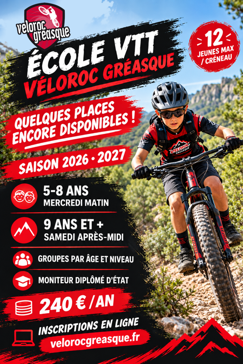 Venez découvrir notre école VTT en essai gratuit cette semaine !