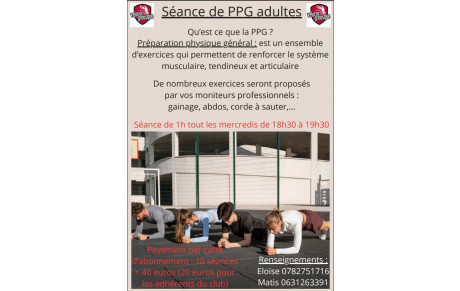 PPG c'est parti !