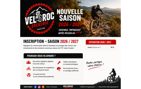 Nouvelle saison 2026–2027 !
